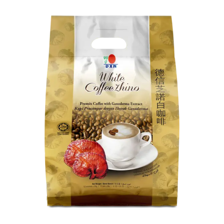 DXN White Coffee Zhino - Creamy Ganoderma Cappuccino | My Ganoderma