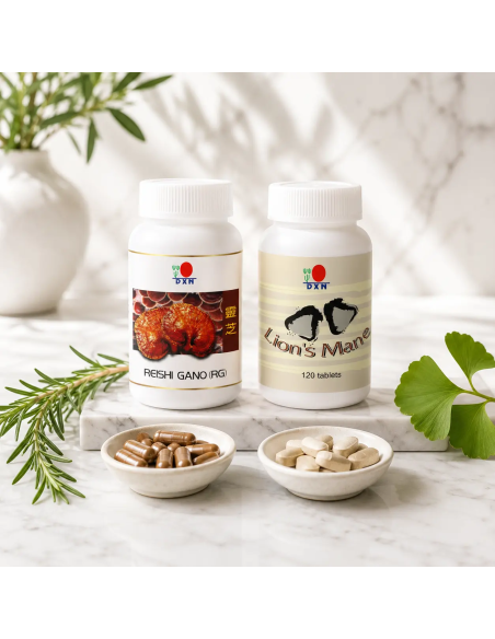 Jane Yau Brain Shield & Focus Bundle | DXN Lion's Mane & RG