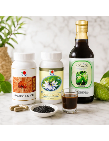 Jane Yau Allergy & Immune Reset Bundle | DXN GL, Black Cumin